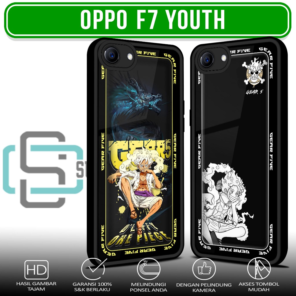 Case Hp For OPPO F7 YOUTH GR5 SoftCase Glossy casing Handphone Silikon Glass