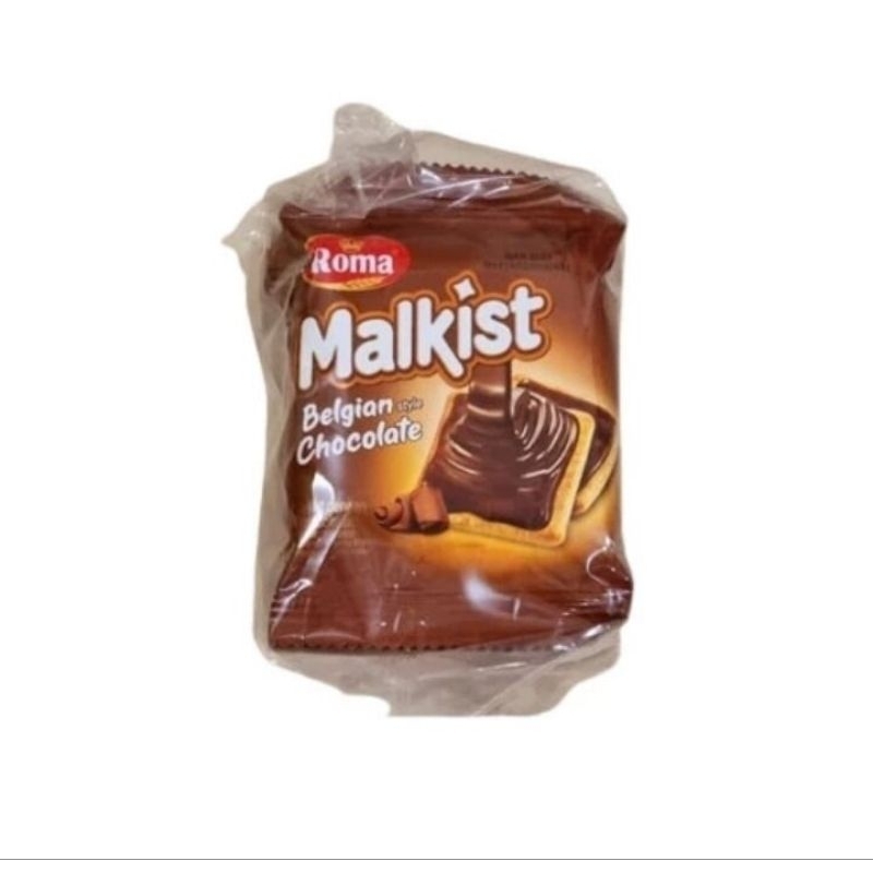 

Malkist Roma Crackers Cokelat sct 18g. 1 pack isi 10 scht