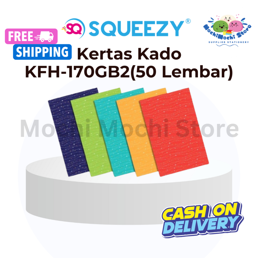 

1 PACK/50 LEMBAR Kertas Kado KFH-170GB2 | Ukuran 65CMX50CM/70GSM (TEBAL) | Bungkus Kado Berkarakter | Wrapping Paper