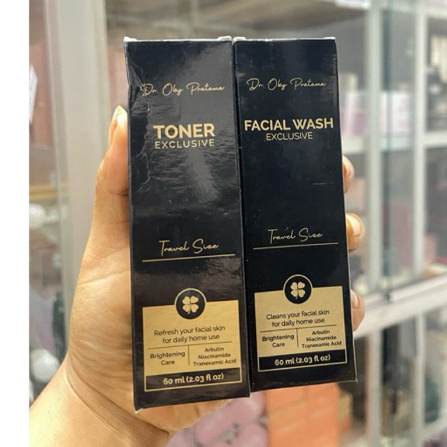 Dr Oky Pratama facial wash & toner brightening