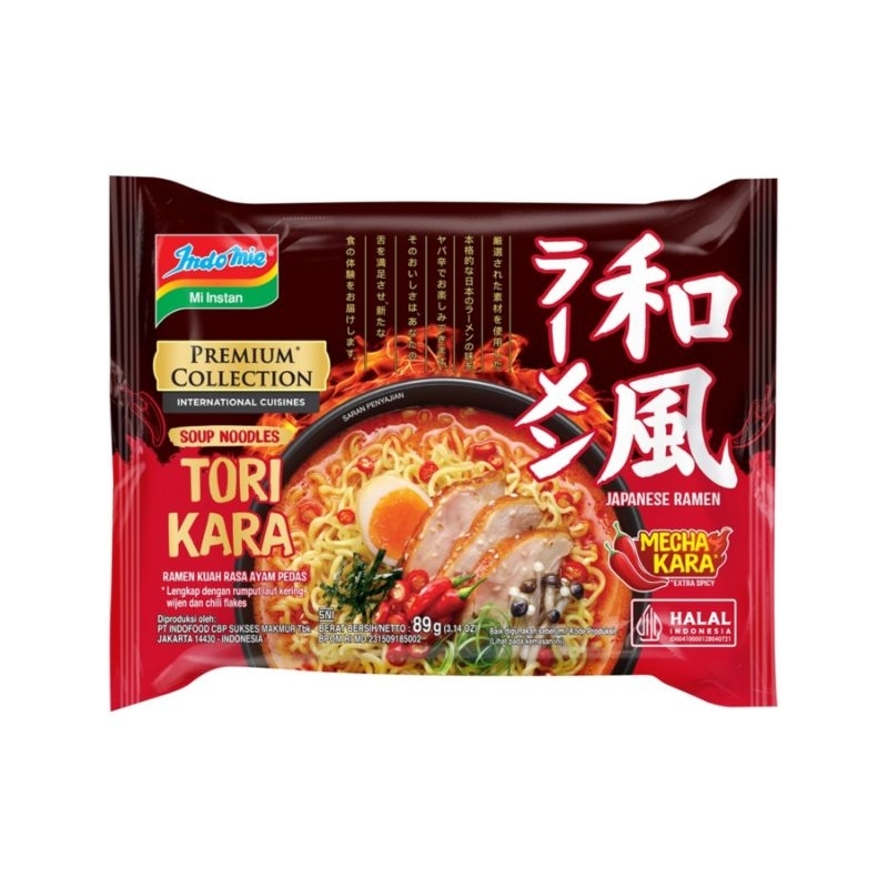 

Indomie Mie Instant Premium Japanese Tori Kara Ramen 89gr