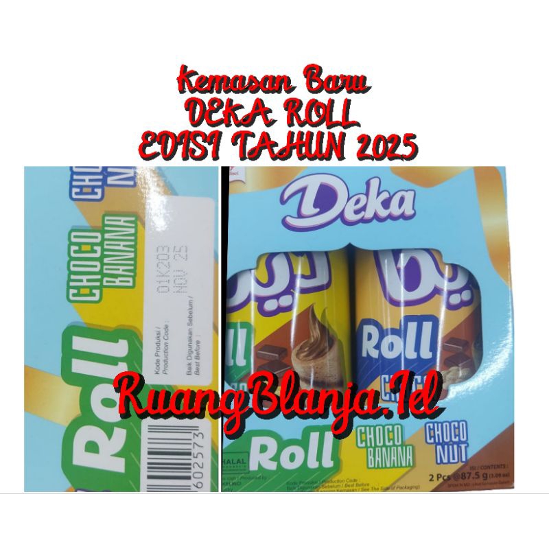 

Deka Wafer roll edisi lebaran 2Kaleng X 87.5gr Paket Parsel - Hampers idul fitri 2025