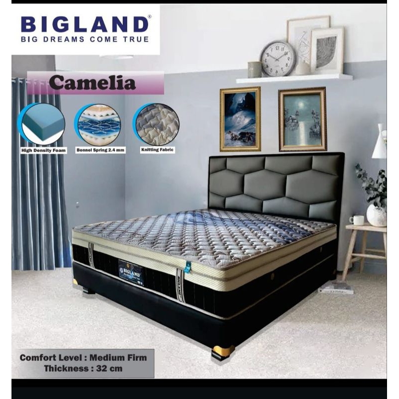 BIGLAND CAMELIA KASUR MATRAS UKURAN 160 X 200 X 32 CM