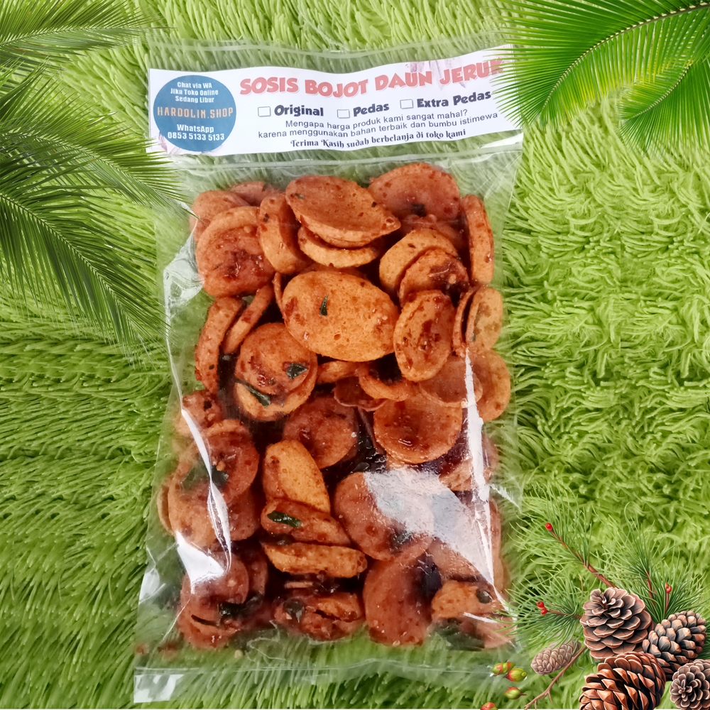 

Sosis Bojot Pedas Daun Jeruk Viral 250 gram