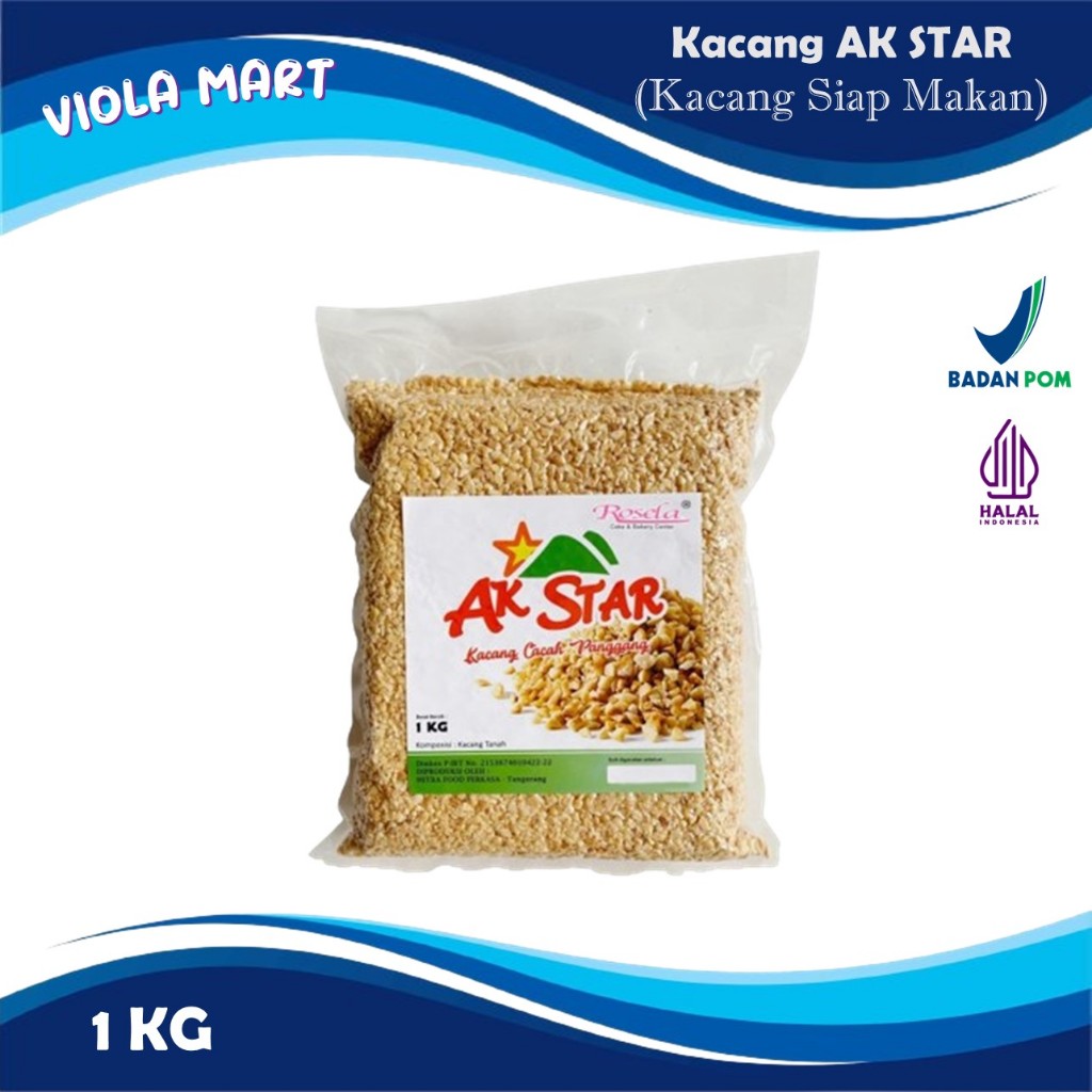 

Kacang AK STAR 1kg / Kacang Siap Makan