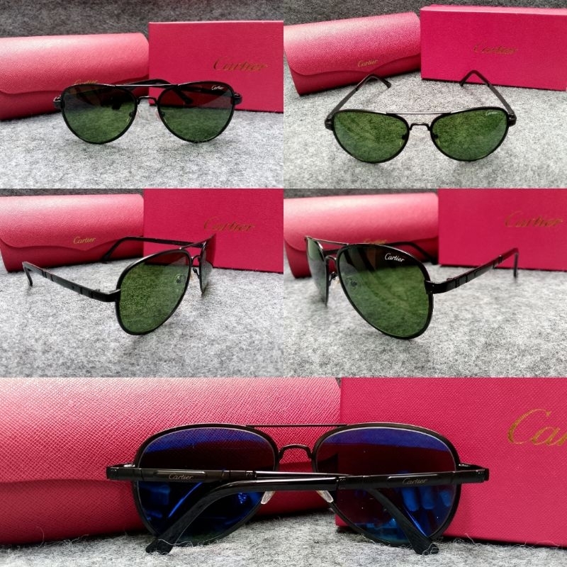 KACAMATA CARTIER AVIATOR Trend Fashion Vintage Sunglasses