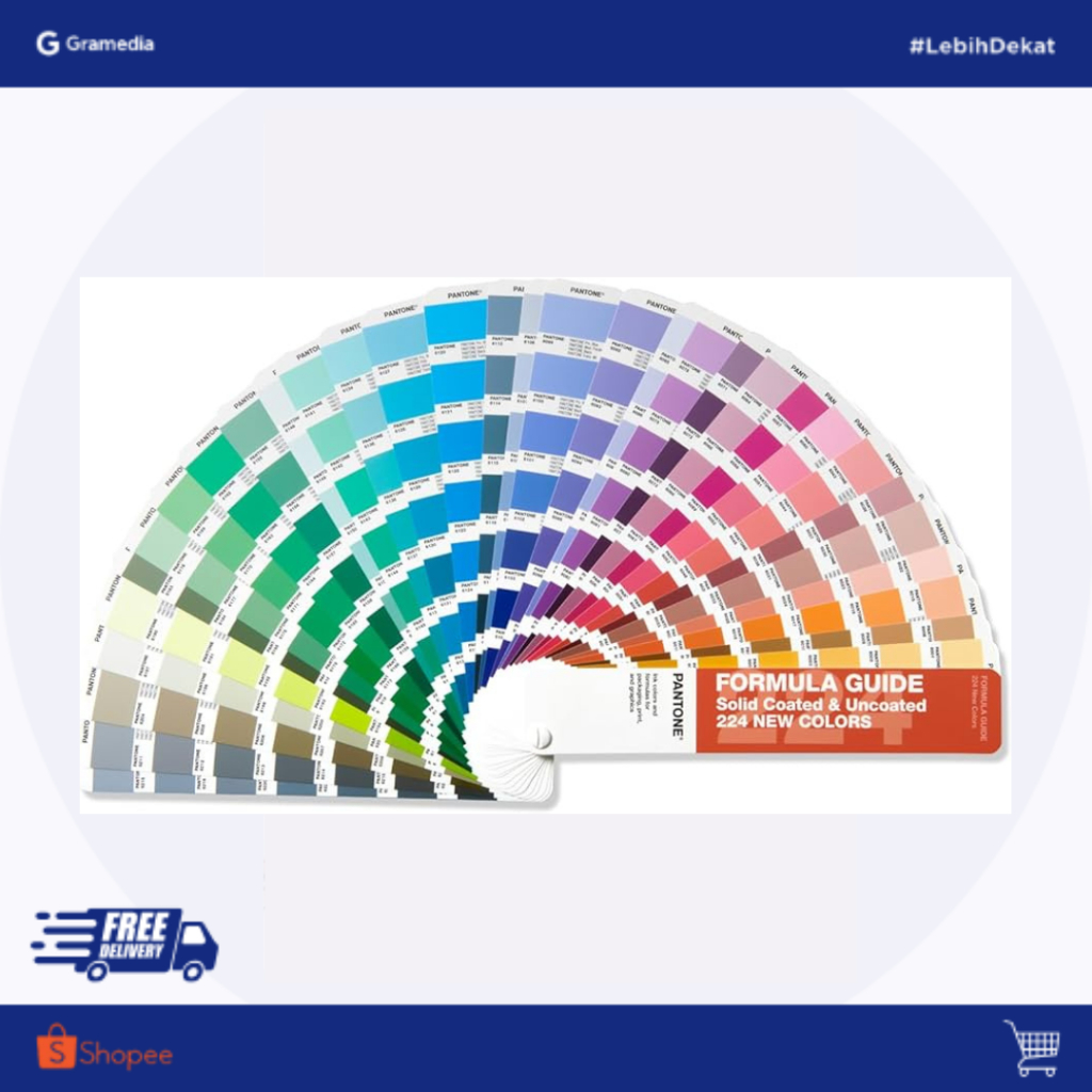 

Gramedia Bogor - PANTONE GP1601B FORMULA GUIDE SOLID CTD & UNCTD SUPPLEMENT