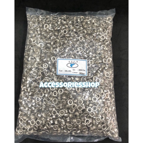 

Buruan Beli Mata ayam eyelet 6mm45 nikel1pack 5Pcs M91