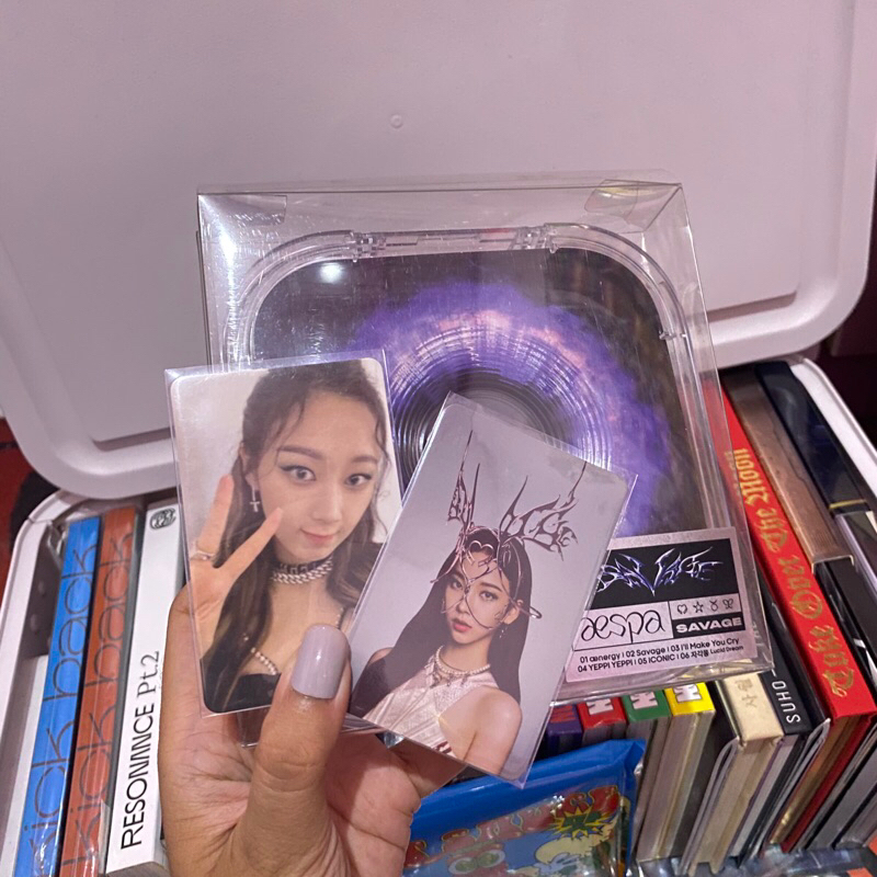 set album savage aespa ar selca gisele ar clip karina official