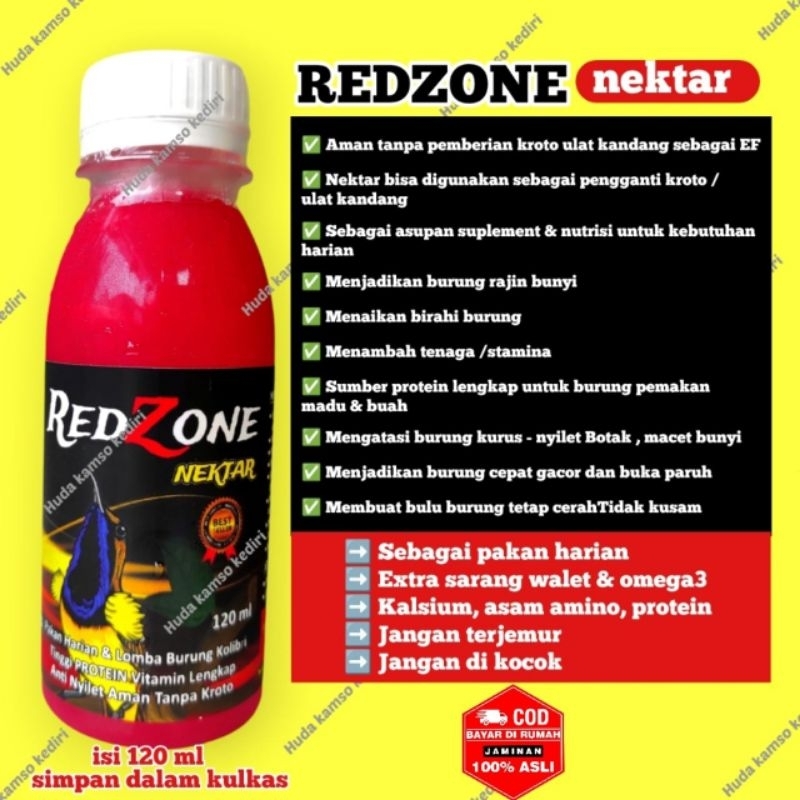 REDZONE + NECTAR REDZONE + NEKTAR REDZON + NEKTAR BURUNG + NEKTAR SOGON + NEKTAR KONIN + NEKTAR BURU