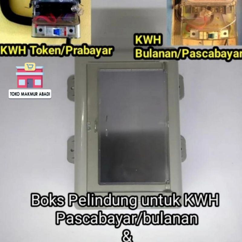 Box Meteran Listrik Token KWH Tutup Box Pelindung Meteran Listrik