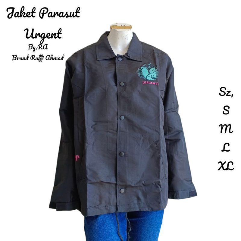 Jaket parasut - jaket motoran - jaket cowok - jaket cewek - jaket couple - jaket hitam