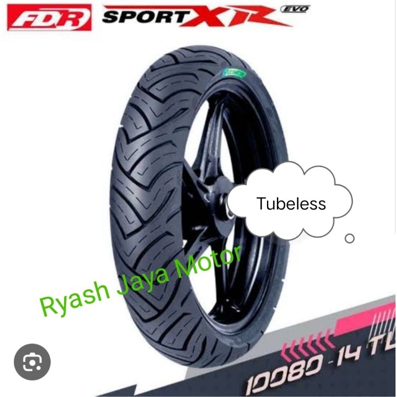 Ban tubeless Depan /Belakang FDR XR Sport Evo (90/80-14, 80/80-14) for beat/Vario/Mio/Scoopy/Xeon/M3