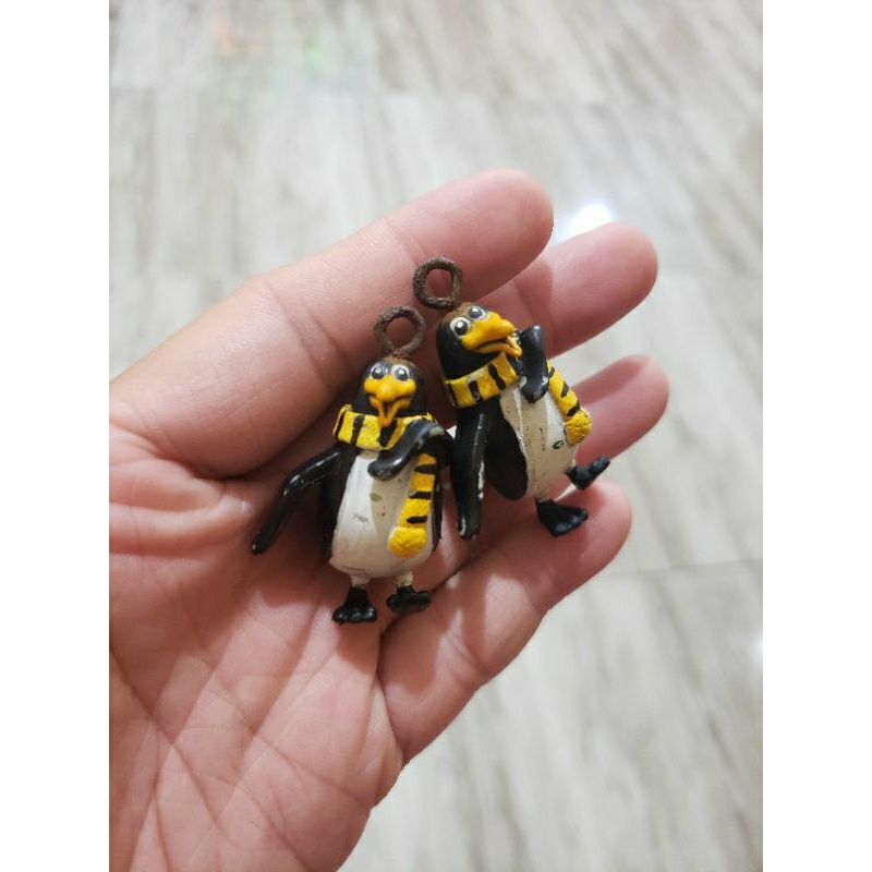 Jualan gantungan kunci Ganci Keychain Keyring Penguin Pinguin Bandul Pendant Motif KARAKTER CHARACTE