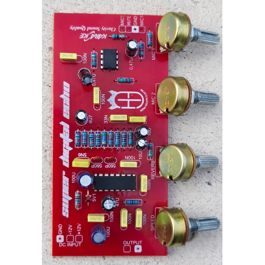 KIT ECHO 2 MIC, ECHO SUPER DIGITAL REVERB