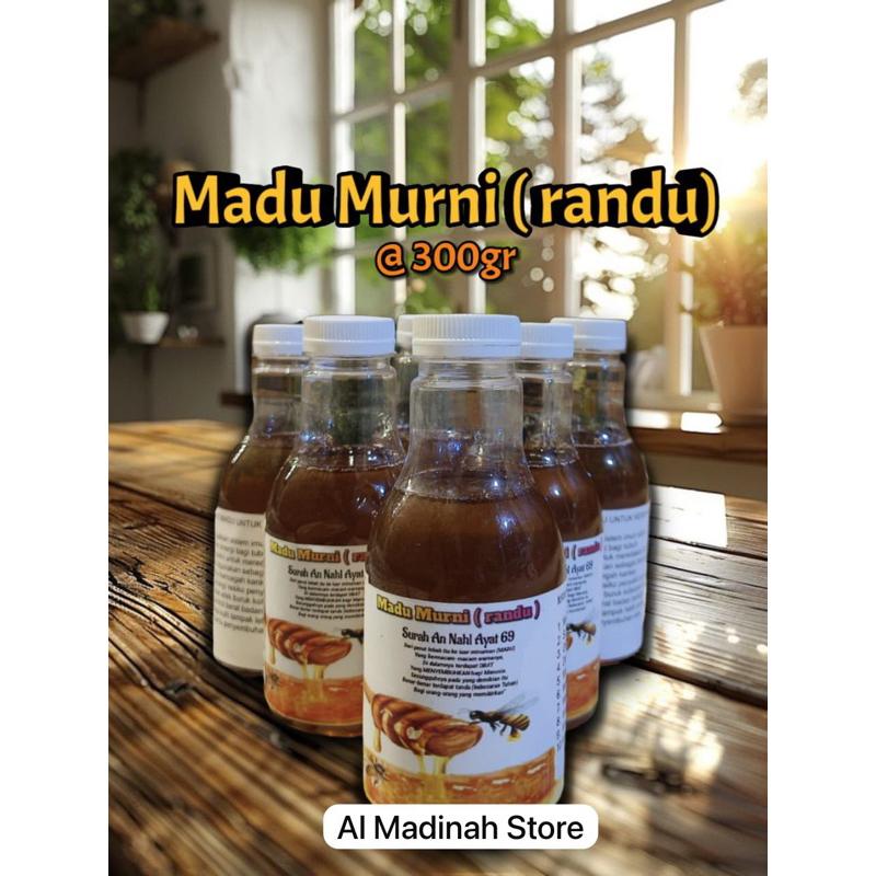 

Madu Murni/Madu Murni Randu/Madu Murni/Madu Asli 300 gr