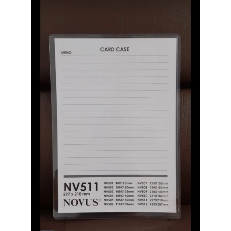 

Card Case A4 NOVUS seri NV511