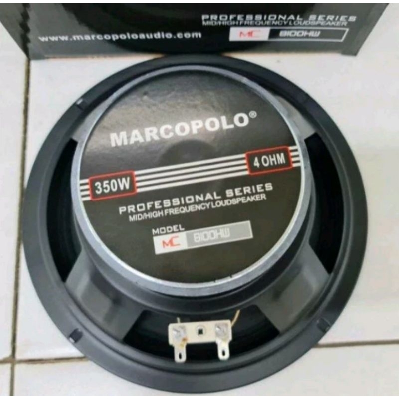 Speaker Marcopolo 8 Inch Full Range MC 8100HW Original