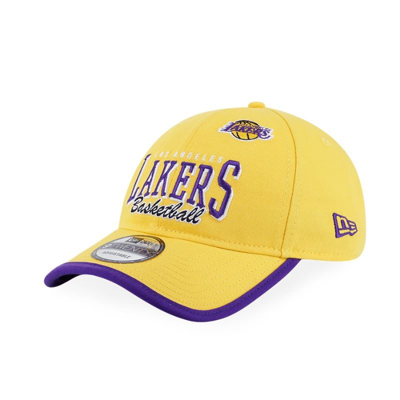 Topi New Era Cap Los Angeles Lakers Basketry 9Twenty Adjustable Original