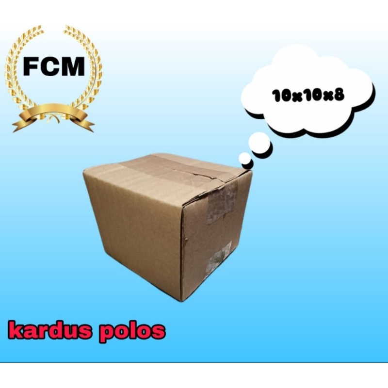 

kardus kecil kardus packing UK 10x10x8 kardus sedang kardus polos