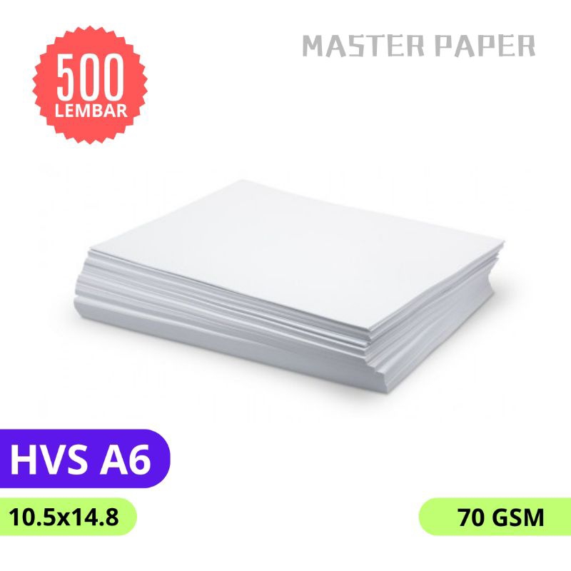 

KERTAS HVS A6 70 GSM CETAK RESI ONLINE SHOP 500 LEMBAR