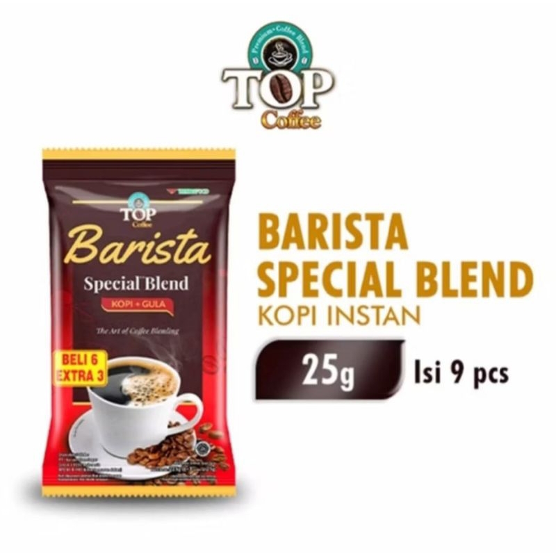 

Top Coffee Kopi Barista Special Bland 25g 9 sachet