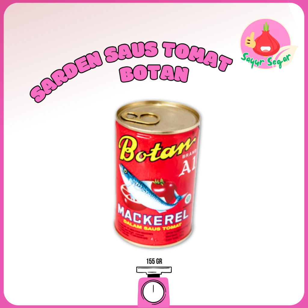 

Sayur Segar - Botan Sarden Saus Tomat/Canned Sardines 155gr