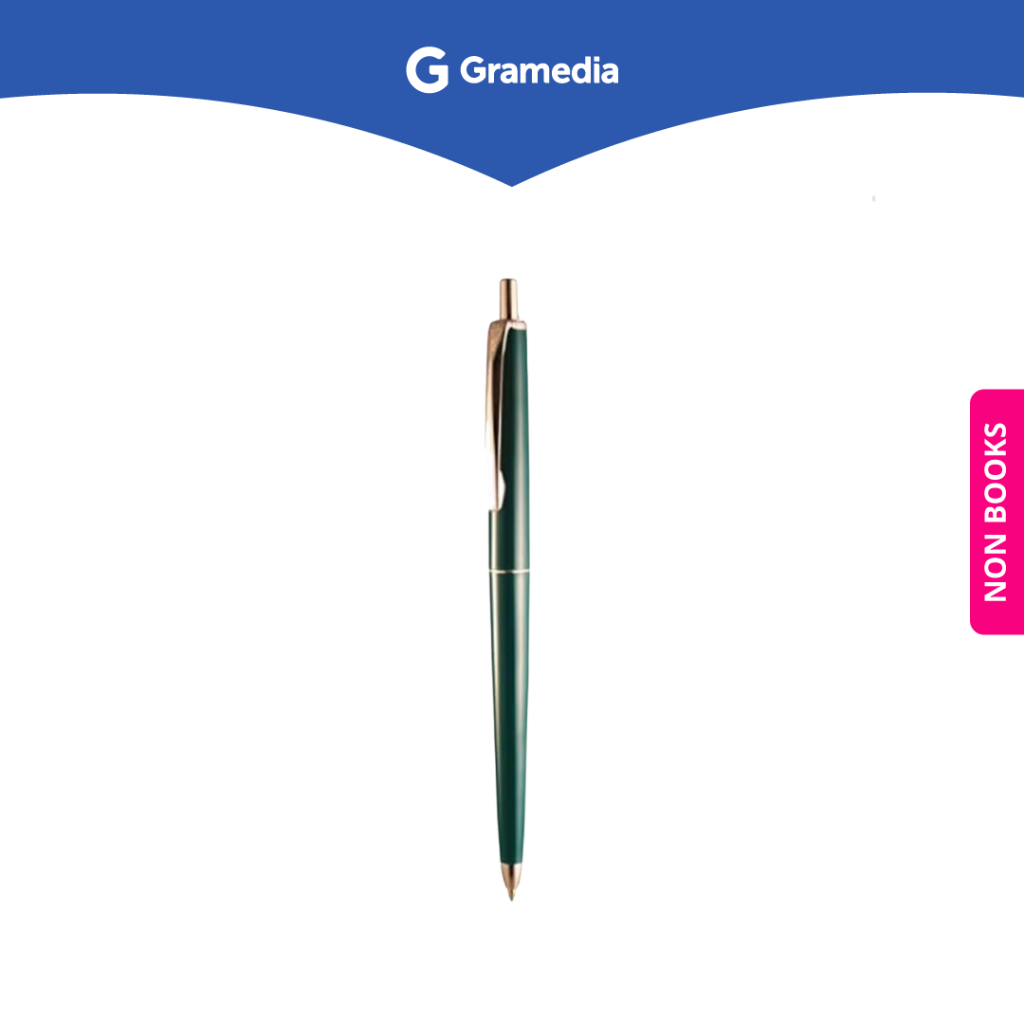 

Gramedia Depok - Bolpoin Zebra Masterpen Tinta Hitam Green Barrel