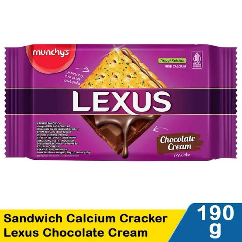 

BISKUIT SANDWICH MUNCHY'S LEXUS 190 GRAM