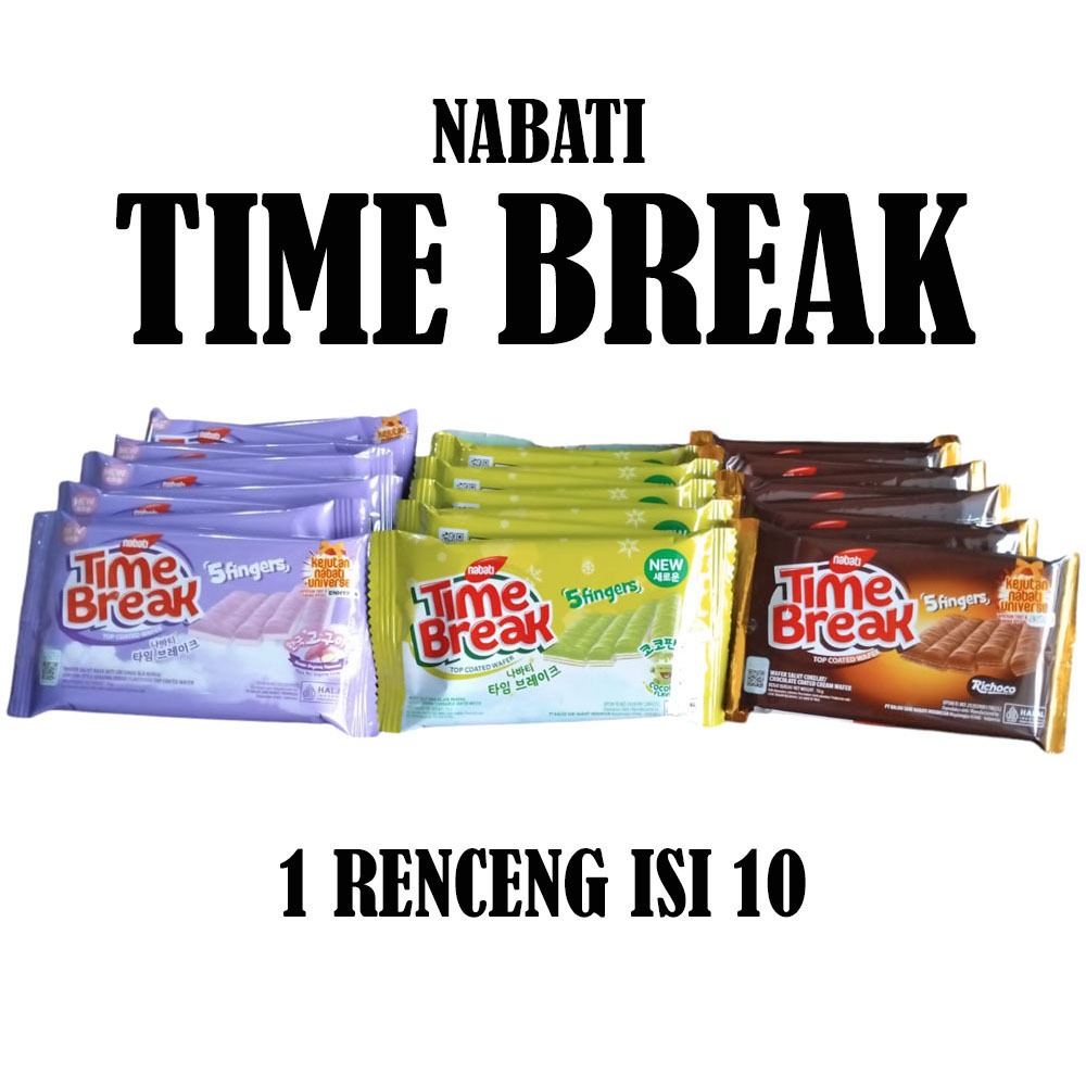 

NABATI TIME BREAK RENCENG ISI 10