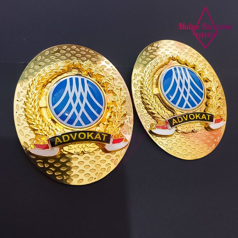 Pin Logo Peradi Advokat Biru Pin Peradi Advokat Oval Peniti Magnet Model Oval - Mulyo Bersama