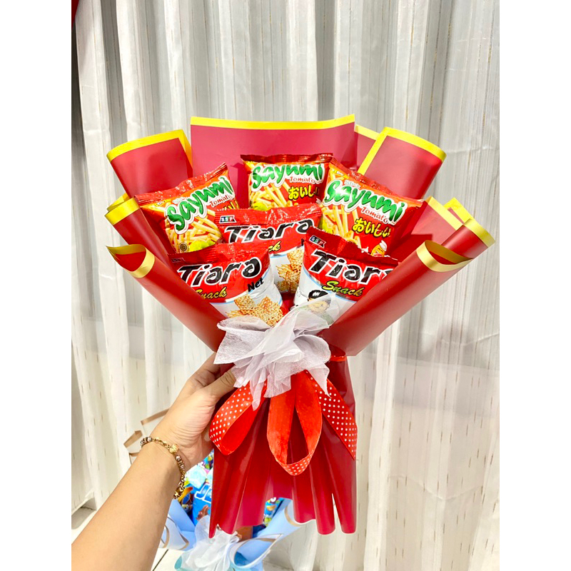 

Ready instan Buket snack murah Bouquet jajan ulang tahun wisuda hari guru valentine hari ibu anniversary