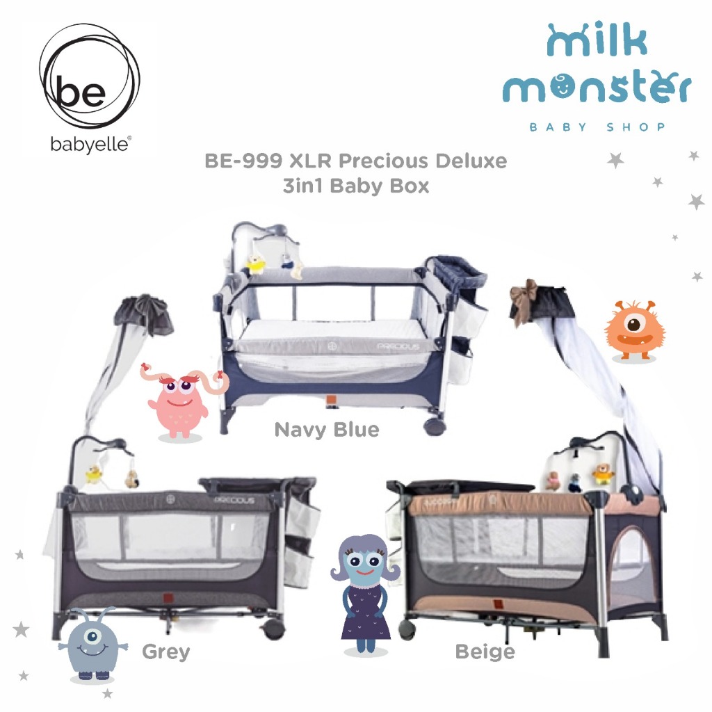 Babyelle BE-999 XLR Precious Deluxe 3in1 Baby Box / Tempat Tidur Bayi