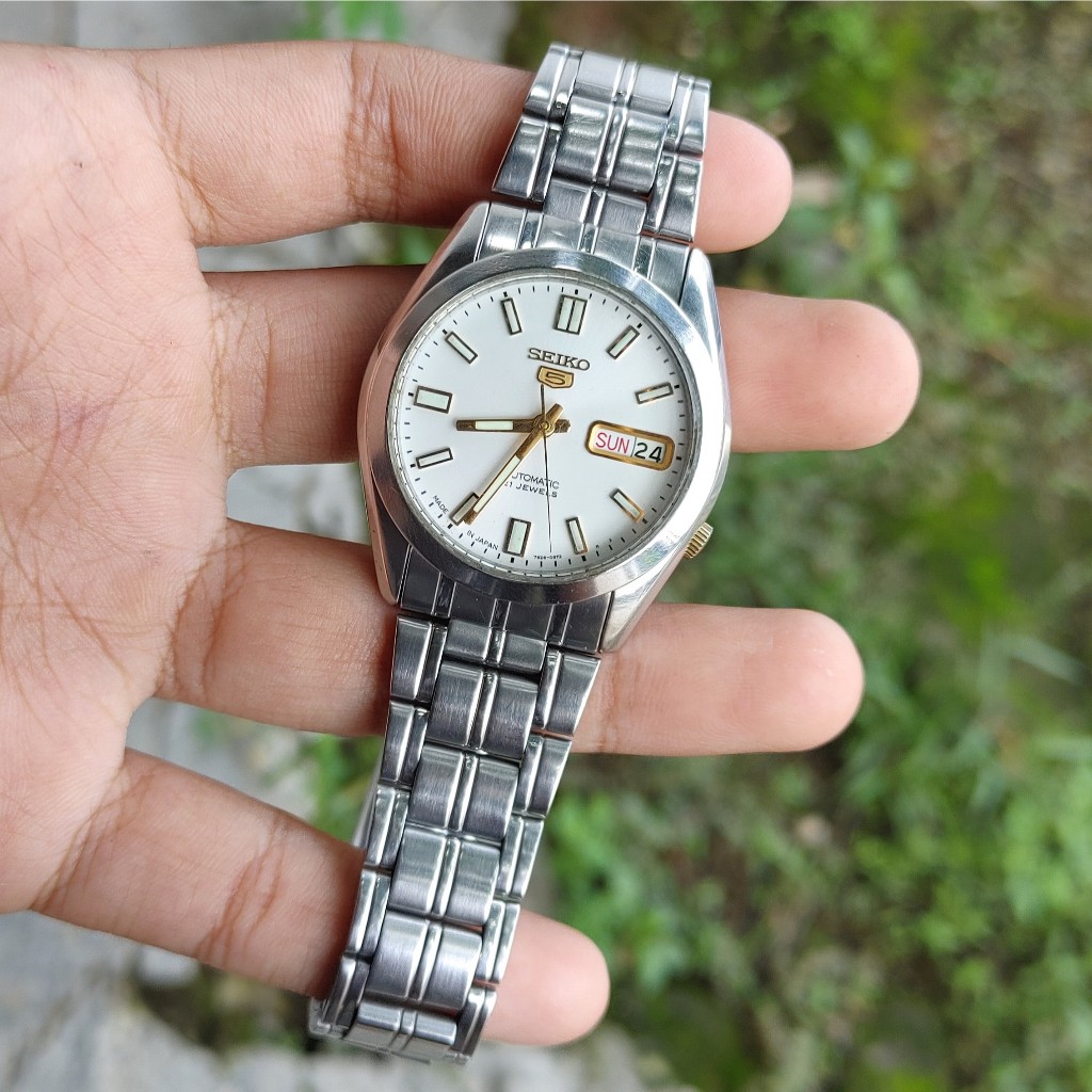 jam tangan seiko 5 automatic SNKE81j1 caliber 7s26 03b0