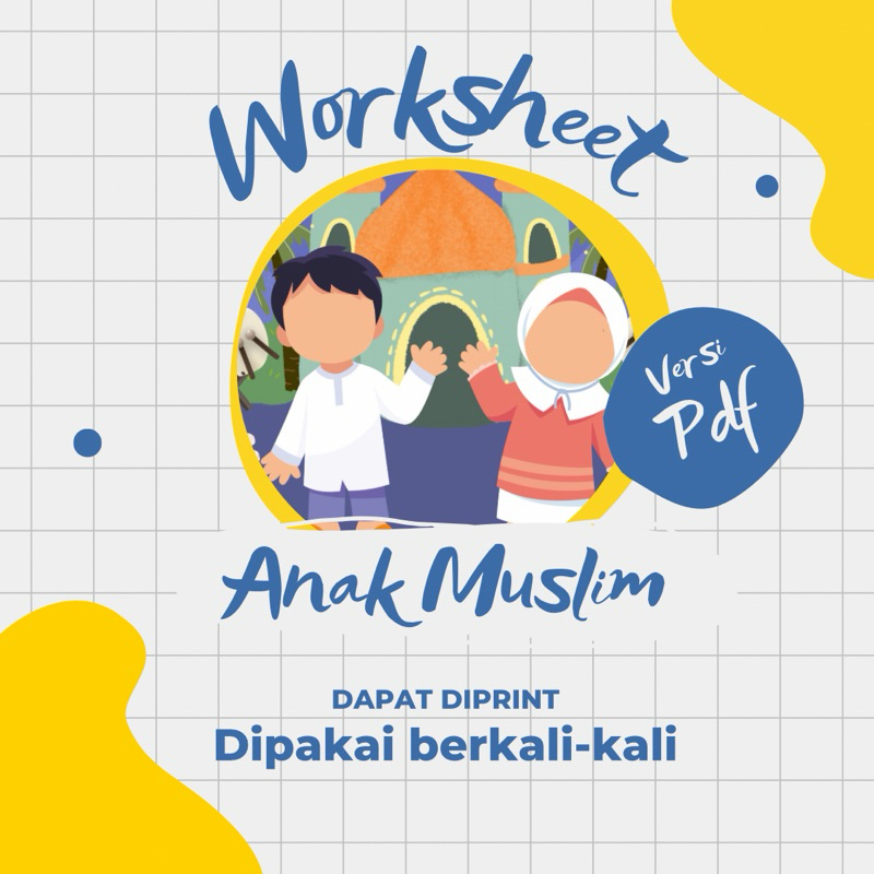 Worksheet Anak Islam Muslim