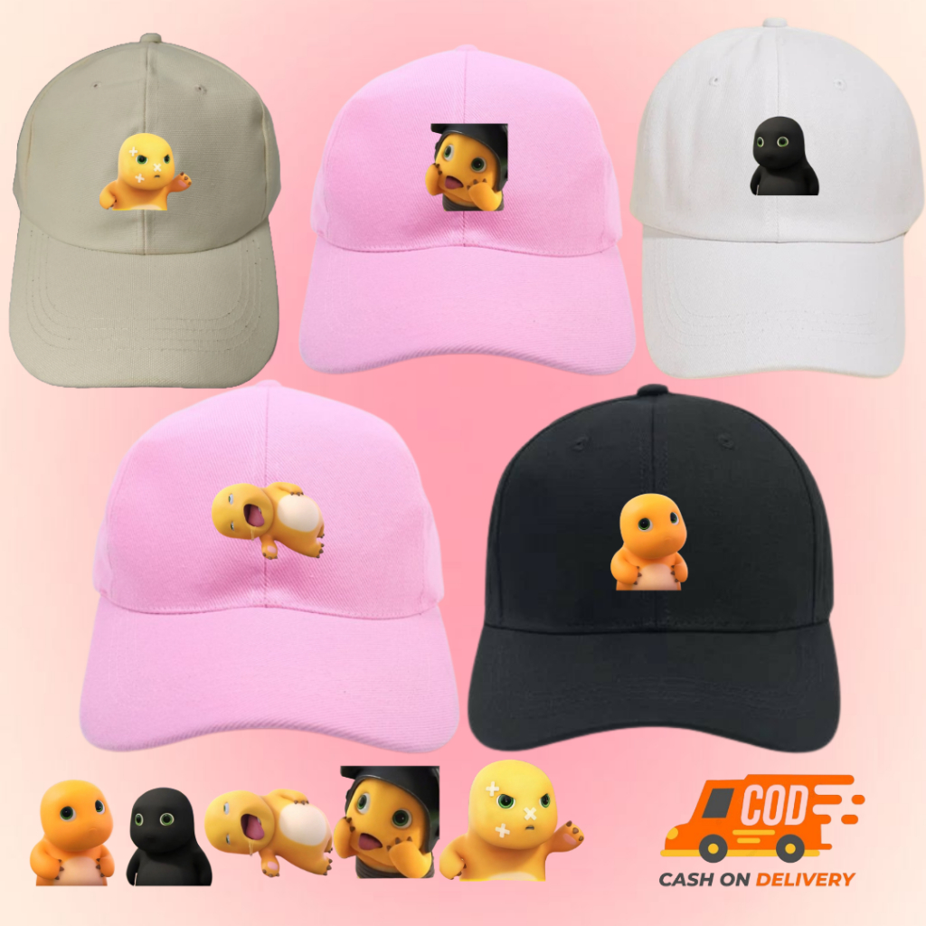 TOPI RAFEL ANAK DEWASA NAILONG DINOSAURUS DINO KUNING LUCU NGAKAK DTF PRINTING COD