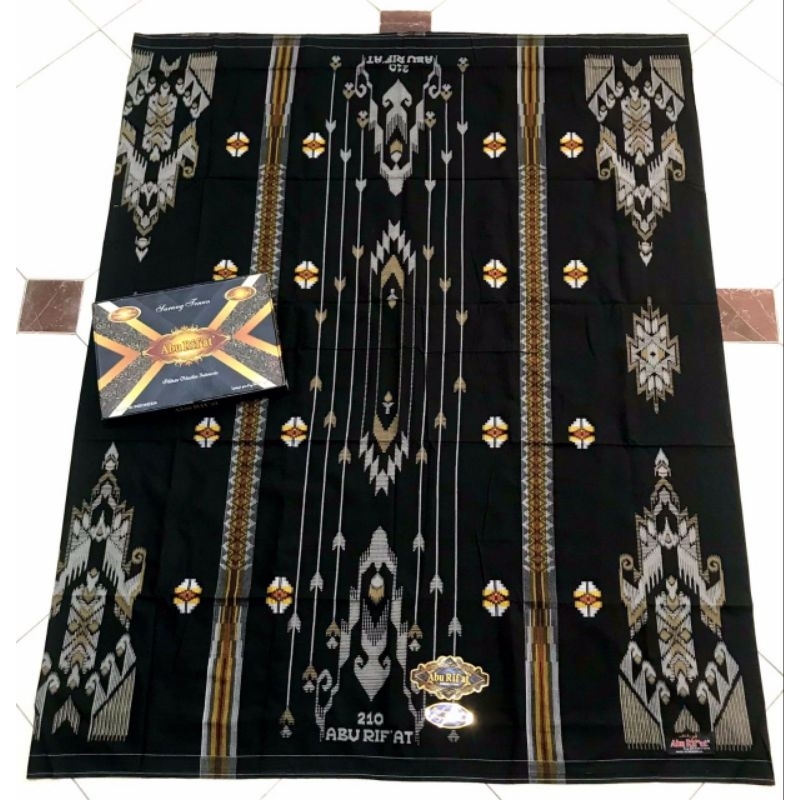 SARUNG ABU RIFAT ABU RIF'AT SONGKET DOBBY POLOS TUMPAL KEMBANG