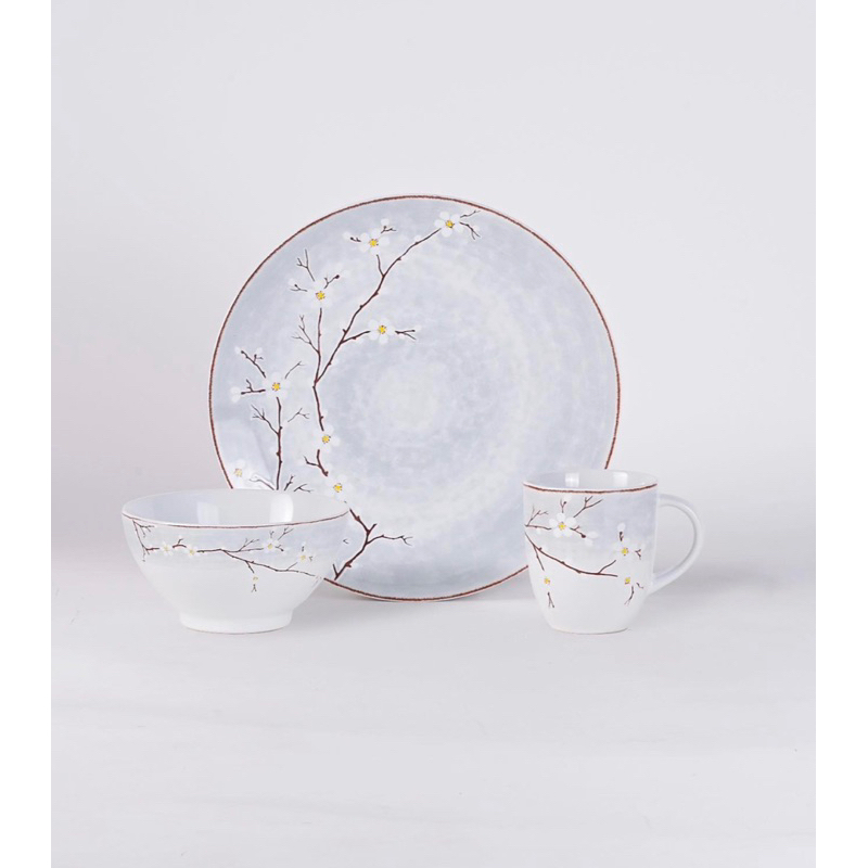 HAMPERS Natal SET PIRING MAKAN MANGKOK/ Hampers kado nikahan / hampers lebaran Piring keramik aesthe