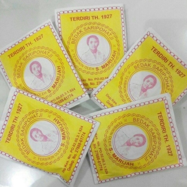 5PCS bedak saripohatji - bedak saripohaci original - bedak dingin saripohatji / MASKER WAJAH SARIPOH