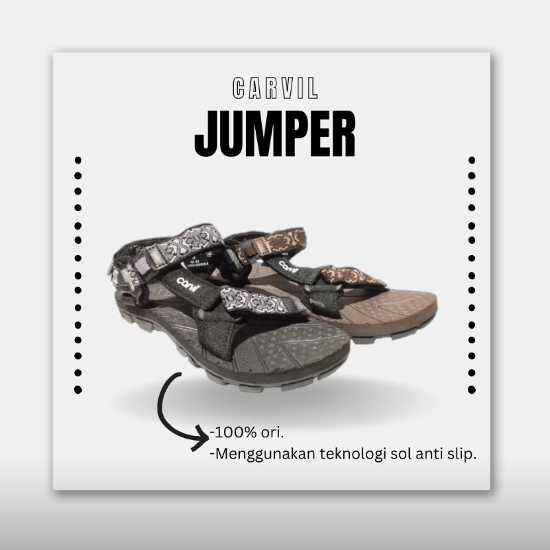Sandal Gunung Pria Carvil Jumper Ori