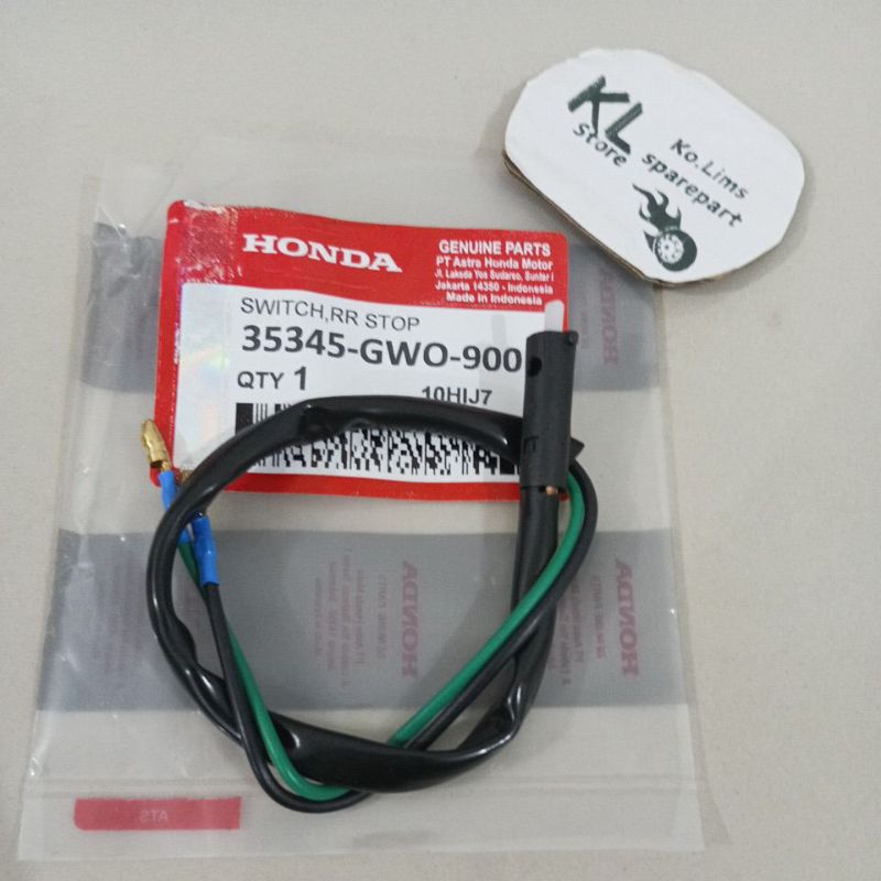 SWITCH REM KIRI/ SWITCH REM BELAKANG VARIO ,BEAT,SPACY, SCOOPY - GWO