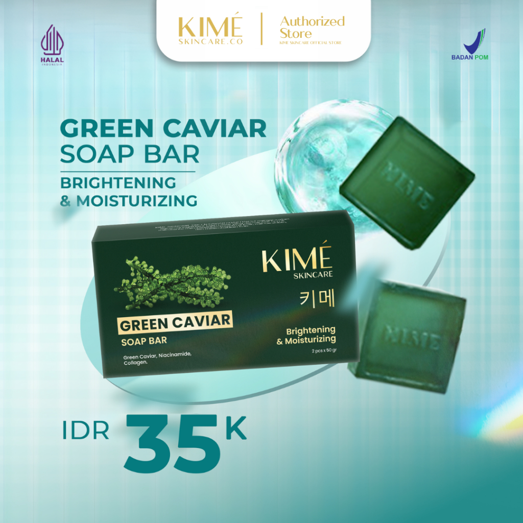 Kime Skincare Green Caviar Soap