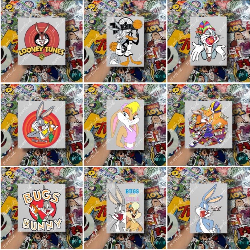 

Stiker DTF Sablon Setrika Sablon Stiker BUGS BUNNY