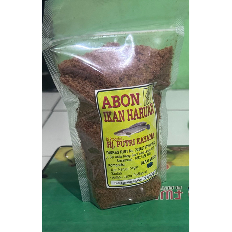 

Abon haruan hj.putri kayana Kemasan 500gr Nyamanisinya banyak Murah lagi