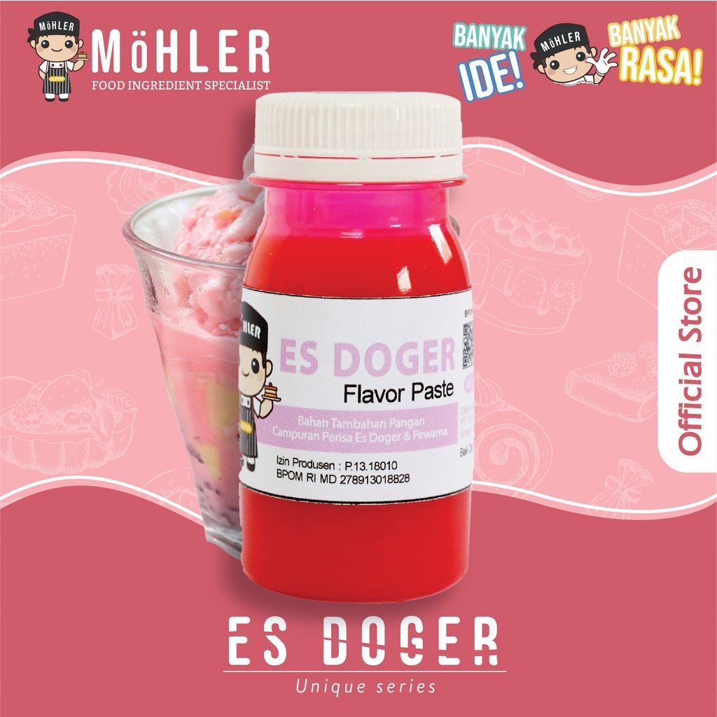 

MOHLER Pasta perisa pewarna ES DOGER