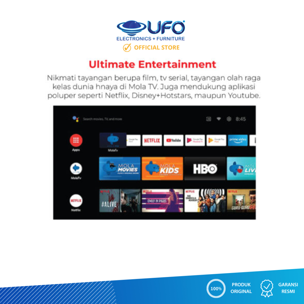 Polytron 50 Inch Uhd 4K Smart Google Tv PLD50UG5959