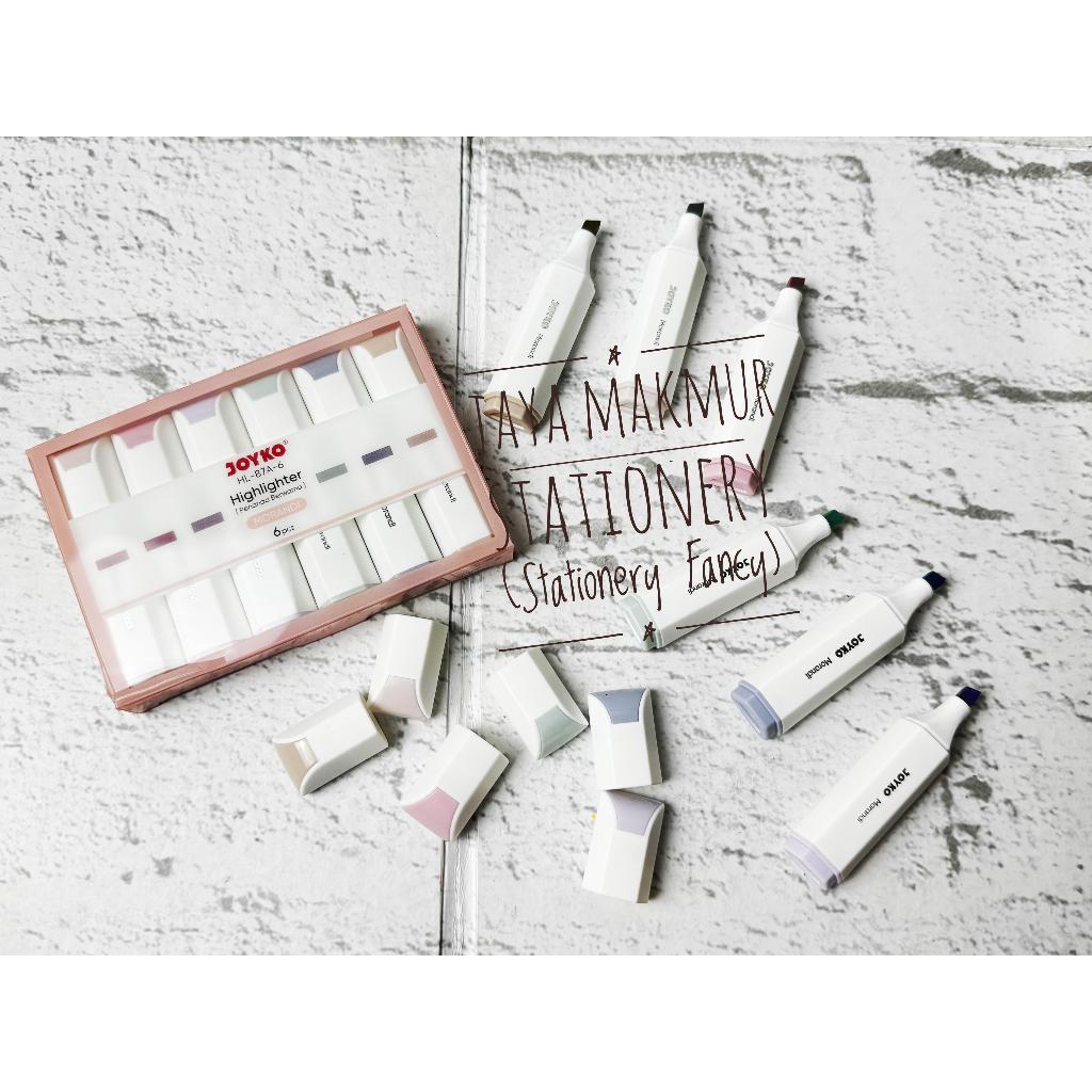 

Highlighter Joyko HL-87A-6 Warna Morandi (1 set)