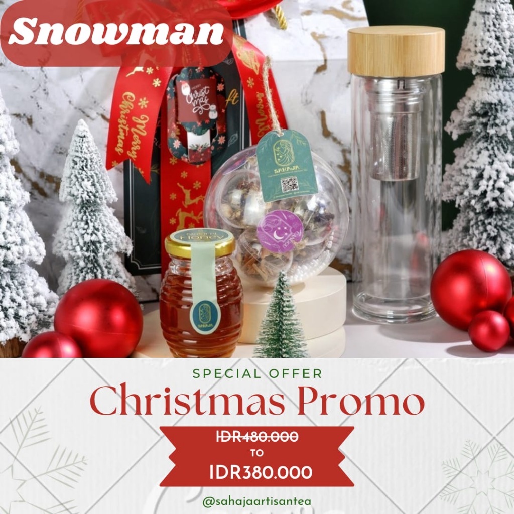 

HAMPERS NATAL PREMIUM - SNOWMAN Collection by Sahaja
