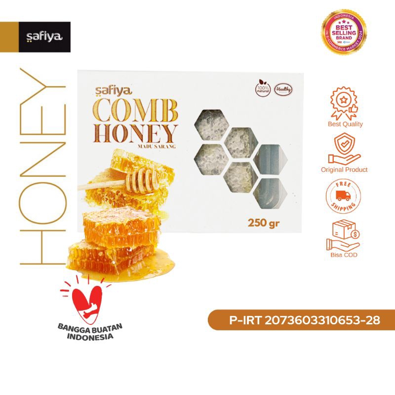 

Madu Sarang 250gr/Madu Sarang 100gr Safiya