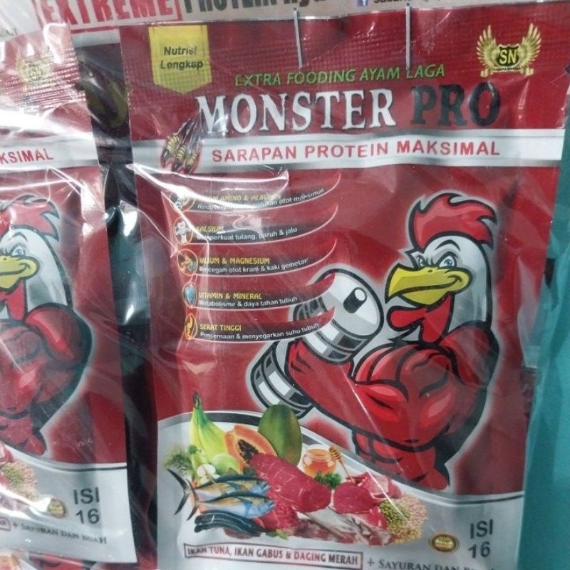 Monster Pro - Extra Fooding Ayam Laga